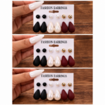 Resin Drop Earrings - Image 3