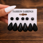 Resin Drop Earrings - Image 2