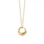 Gold Clavicle Necklace - Image 3