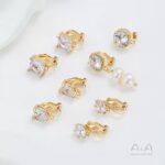 Zircon Hoop Earrings