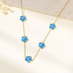Gradient Clover Necklace - Image 2